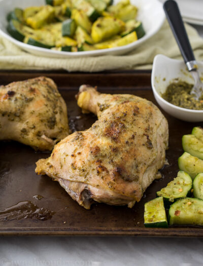 Pesto Chicken with Zucchini