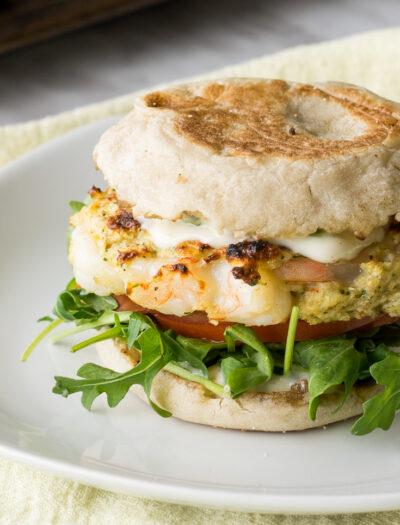 Tender Grilled Shrimp Burger