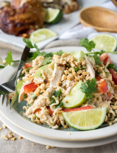 Thai Chicken Pasta Salad