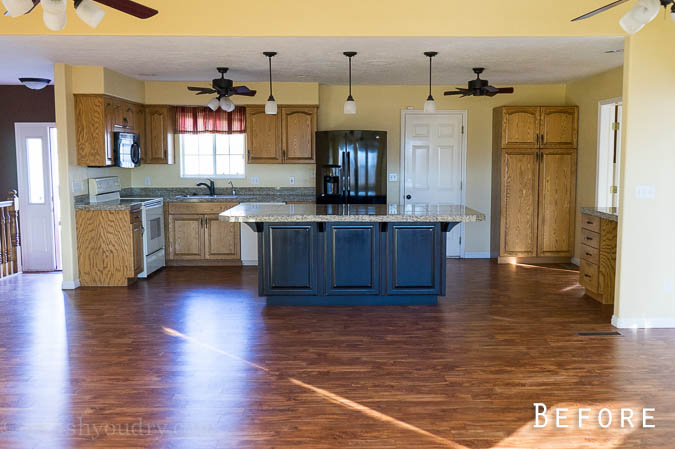 The transformation of this kitchen is incredible! 