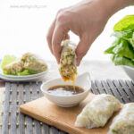 Asian Chicken Lettuce Wrap Spring Rolls