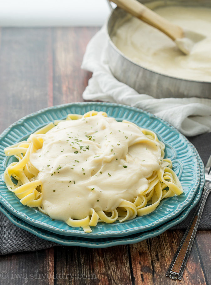 Quick and Easy Cauliflower Alfredo Sauce