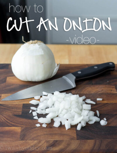 How To Cut An Onion