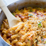 BBQ Chicken Pasta Skillet