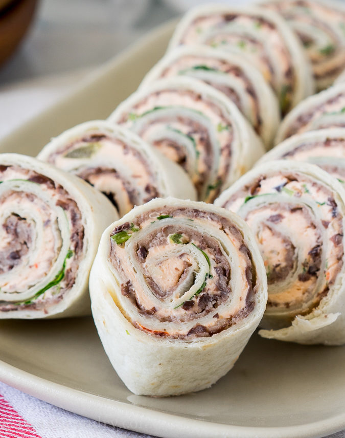 Creamy Salsa Pinwheels