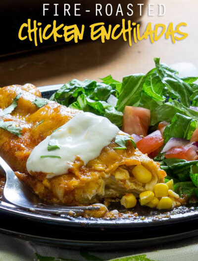 Fire-Roasted Chicken Enchiladas