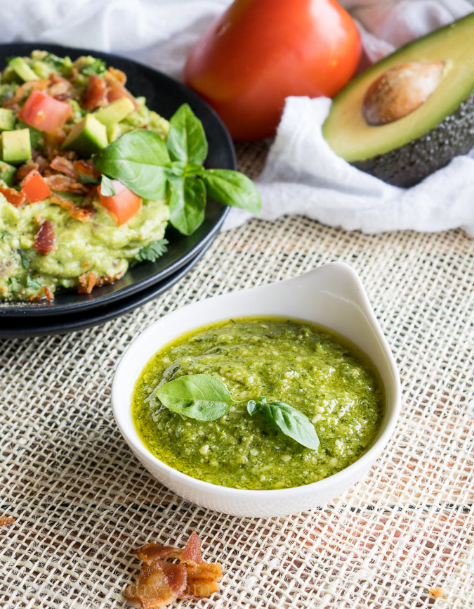 Pesto Bacon Guacamole