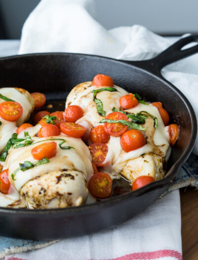 Chicken Caprese Skillet