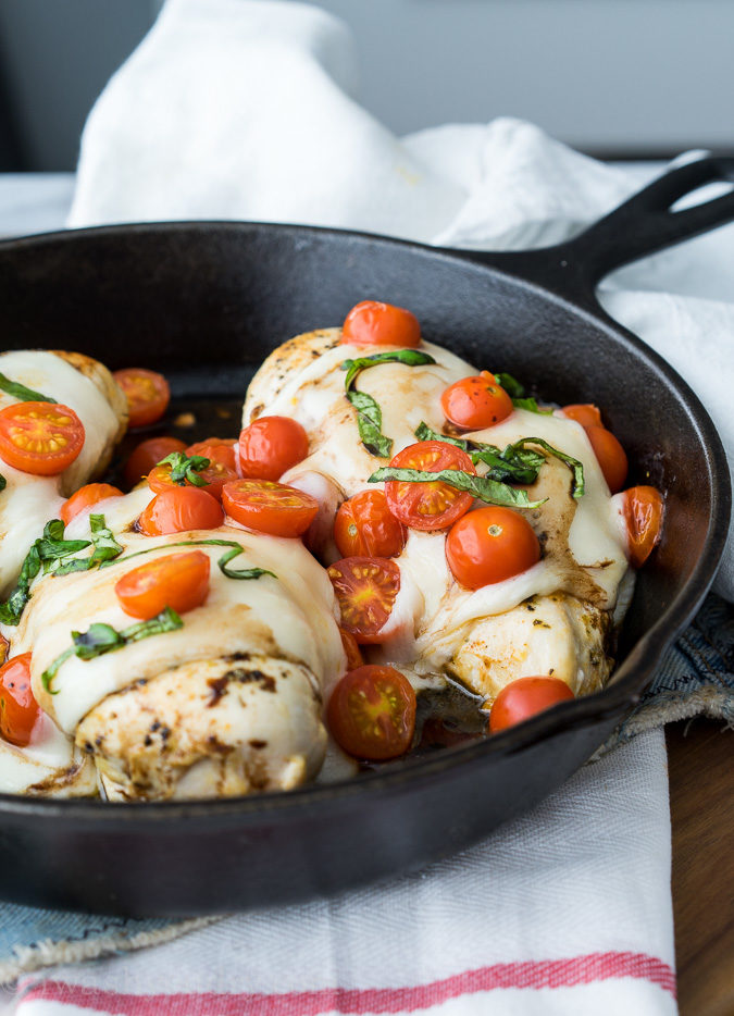 Chicken Caprese Skillet