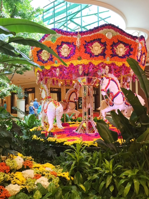 Carousel of Flowers at Bellagio hotel in Las Vegas!