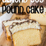 This Super Easy Almond Joy Pound Cake is almost too easy to make. I love how the almonds are put on! haha