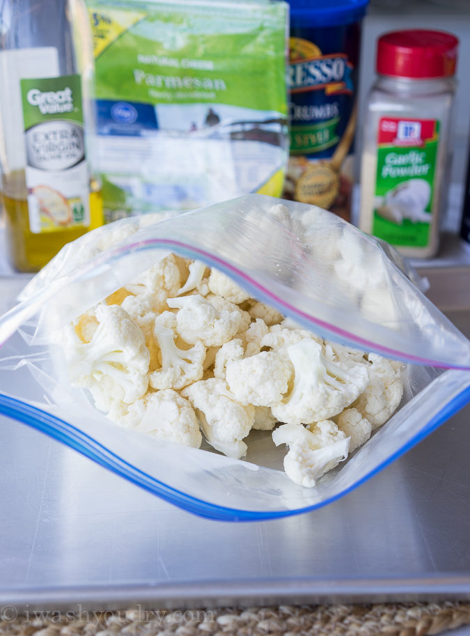 These Parmesan Roasted Cauliflower Bites are so easy to make and taste absolutely phenomenal. My whole family devoured the pan. 