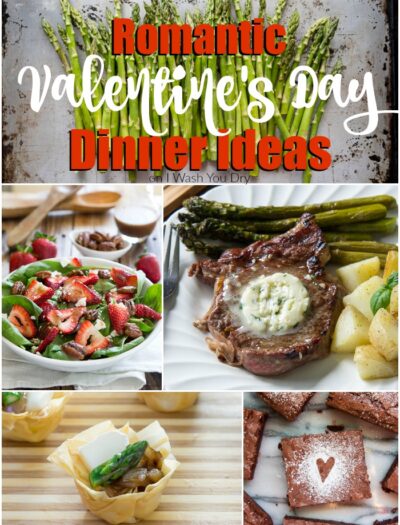 Love all of these Romantic Valentine's Day Dinner Ideas! From appetizers to mains, sides and even desserts!