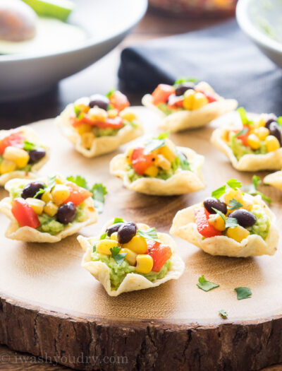 These Fire Roasted Corn and Avocado Bites are a super quick and easy snack or appetizer. Perfect party food!