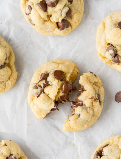 These Chocolate Chip Pudding Cookies have an extra special ingredient that makes them taste out of this world! Super soft and chewy even days later!