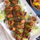 Grilled Chili Lime Chicken Kabobs with Mango Salsa