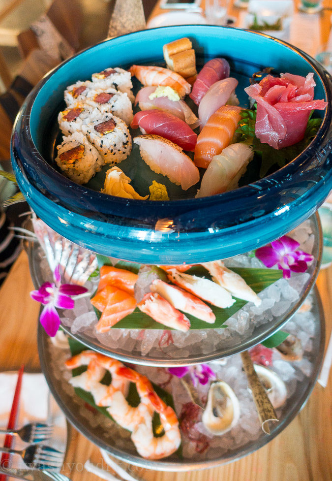 Tower of Sushi from Morimoto Asia in Disney Springs!