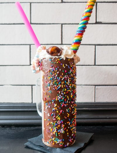 Nutella Banana Milkshake at Sugar Factory in NYC