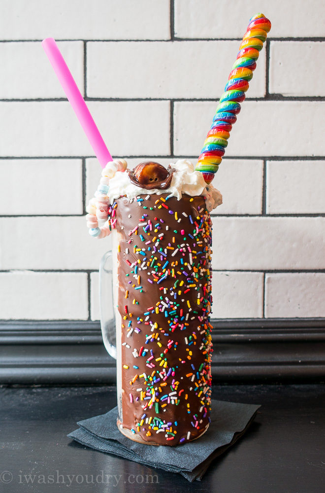 Nutella Banana Milkshake at Sugar Factory in NYC