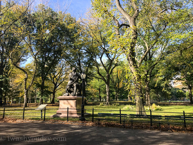 Self guided bike tour through Central Park is a great way to see all the sites of this large park!