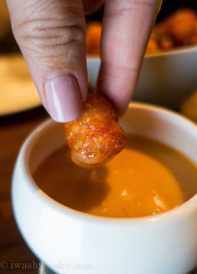 Sweet Potato Tots at Max Brenner