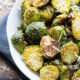 A plate of Brussels Sprouts cooked