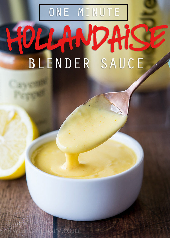 bowl of hollandaise sauce with spoon