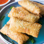 This Crispy Chicken Egg Rolls Recipe is just as good as takeout for a fraction of the cost and super easy to make too!