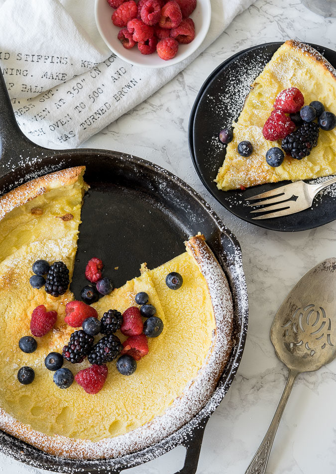 My whole family LOVED this Super Easy Dutch Baby Pancake Recipe! It's so easy to make that we make it almost every week!