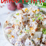 My whole family LOVED this Loaded Baked Potato Salad recipe! Went perfect with our BBQ!