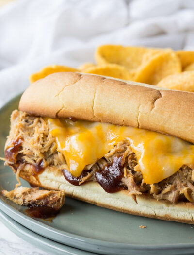 My whole family loved this Slow Cooker BBQ Pulled Pork! We eat it on sandwiches, over salads and even as tacos!