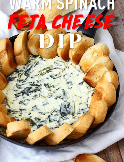 Warm Spinach Feta Cheese Dip