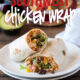 YUM! I'm obsessed with this super easy Southwest Chicken Hummus Wrap! It's quick to make and perfect for making an easy work or school lunch!