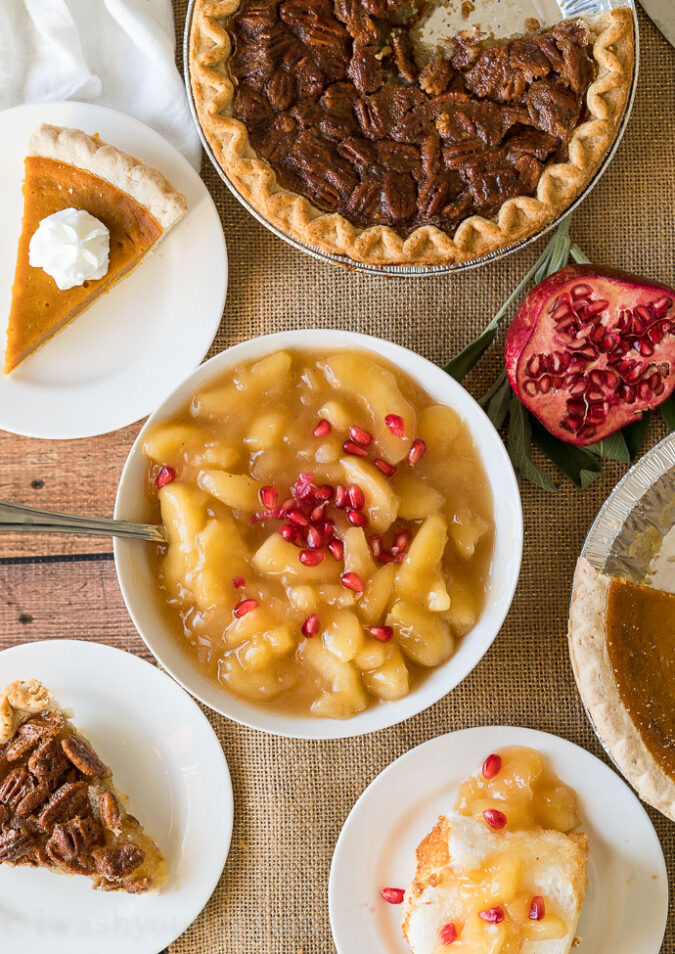 Thanksgiving Dinner Menu Ideas, plus all the dessert ideas too!