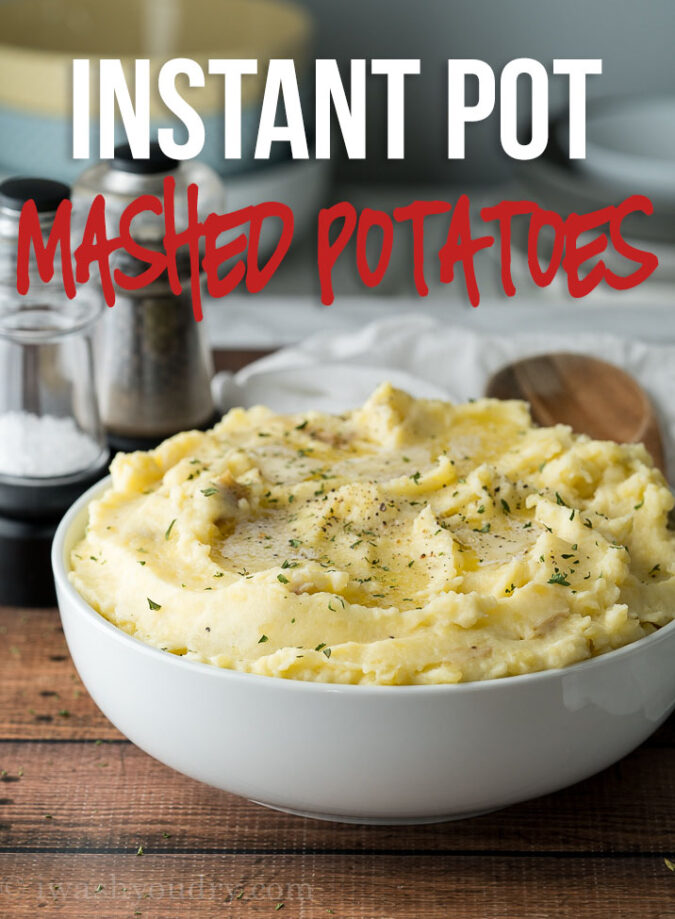 This Instant Pot Mashed Potatoes recipe is a quick and easy side dish that is ready in a fraction of time!