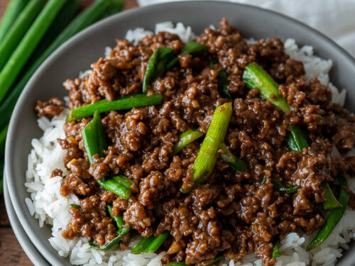 WOW! This super easy Mongolian Ground Beef Recipe is ready in just 15 minutes!