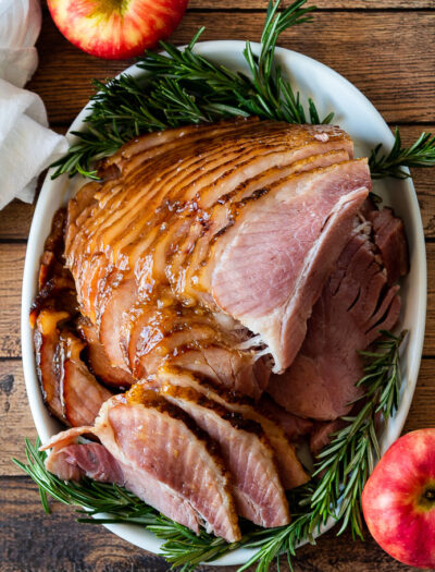 Easter Ham Recipe cooked easily in the Crockpot!