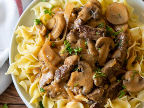 Homemade Beef Stroganoff Recipe