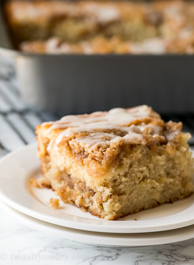 The BEST Banana Crumb Cake Recipe