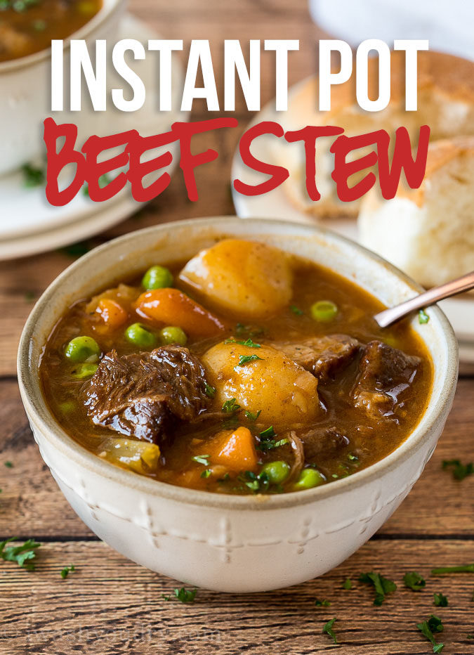 Super easy Instant Pot Beef Stew Recipe