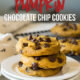 This is the BEST Pumpkin Chocolate Chip Cookies Recipe! Filled with warm pumpkin pie spice, sweet chocolate chips and loads of pumpkin, these soft cookies will melt your heart!