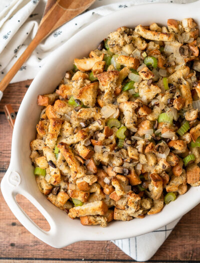 This is the BEST Thanksgiving Stuffing Recipe for a traditional Thanksgiving meal.