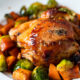 Honey Glazed Sweet Potatoes and Brussels Sprouts