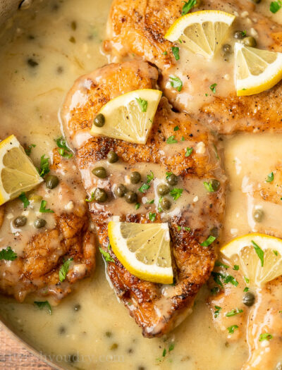 Chicken Piccata is an easy Italian meal that looks fancy, but is secretly easy to prepare.