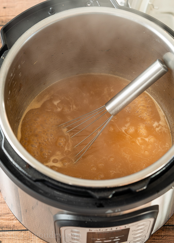 Making Gravy in Instant Pot