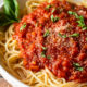 Easy Marinara Sauce Recipe with fresh basil