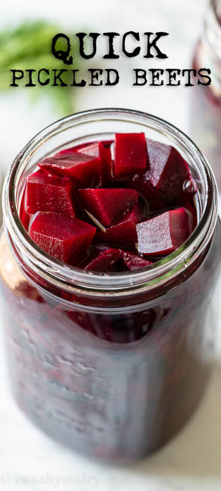 Quick Refrigerator Pickled Beets Recipe!