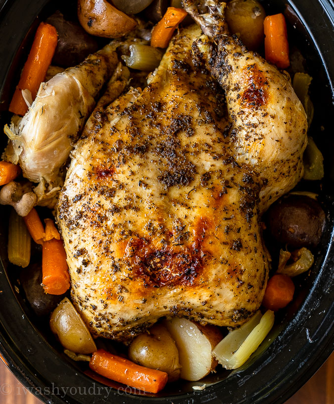 Crockpot whole chicken recipe