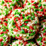 stacked cookies on a plate