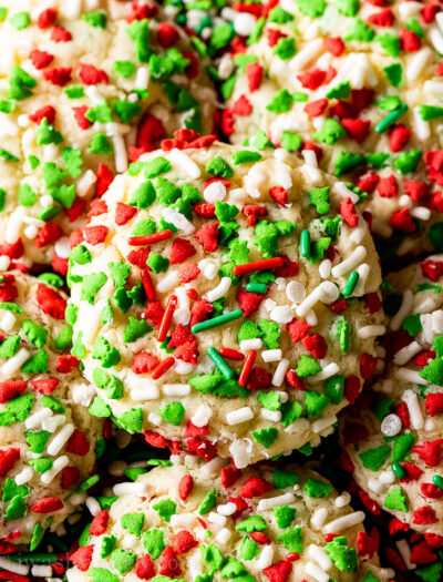 stacked cookies on a plate